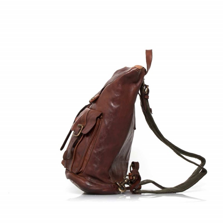 Rucksack C06005-VL 1702 Leder Cognac, Farbe: cognac, Marke: Campomaggi, Abmessungen in cm: 34x42x15, Bild 3 von 7