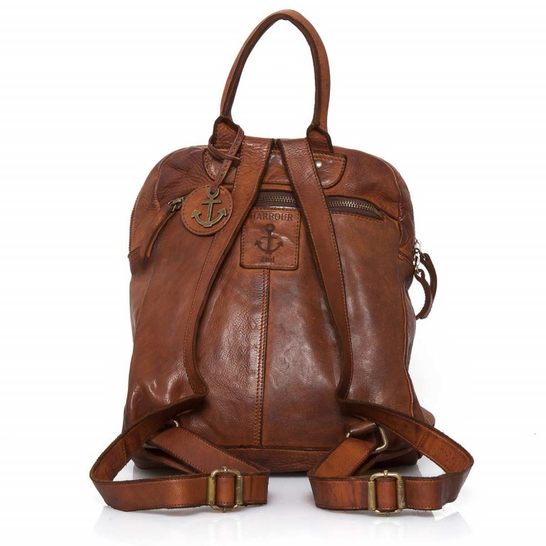 Rucksack Cool-Casual Gudrun B3.4902 Charming Cognac, Farbe: cognac, Marke: Harbour 2nd, EAN: 4046478020375, Abmessungen in cm: 35x28x8, Bild 3 von 4