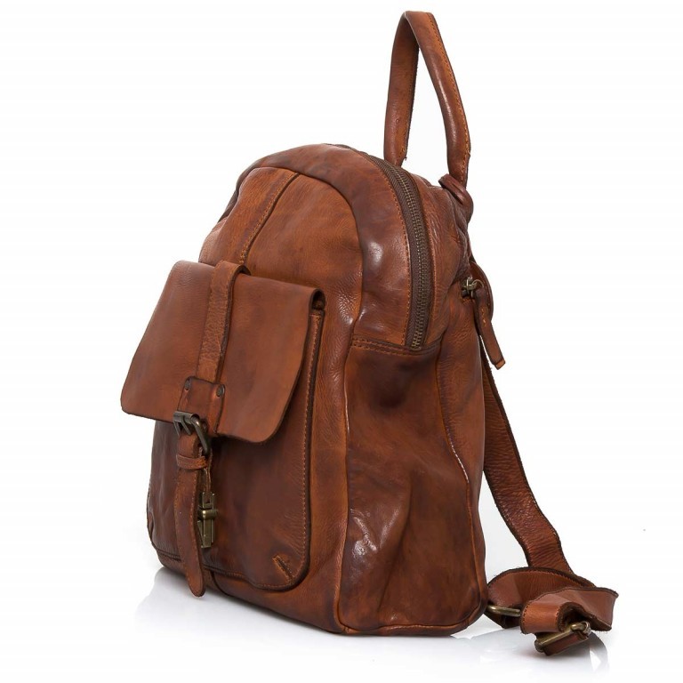 Rucksack Cool-Casual Gudrun B3.4902 Charming Cognac, Farbe: cognac, Marke: Harbour 2nd, EAN: 4046478020375, Abmessungen in cm: 35x28x8, Bild 2 von 4