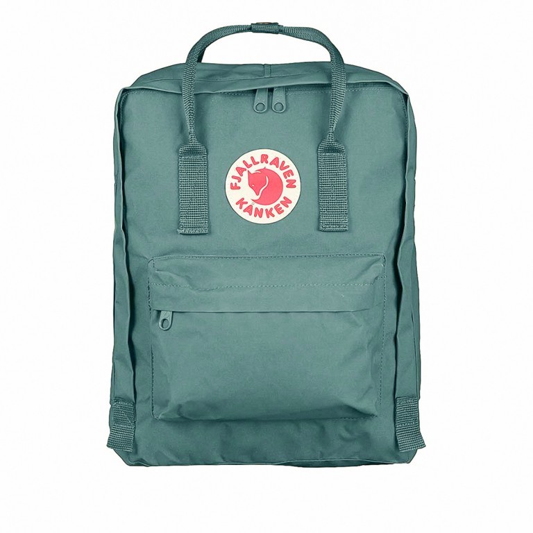 Rucksack Kånken Frost Green, Farbe: grün/oliv, Marke: Fjällräven, EAN: 7392158898862, Abmessungen in cm: 27x38x13, Bild 1 von 15