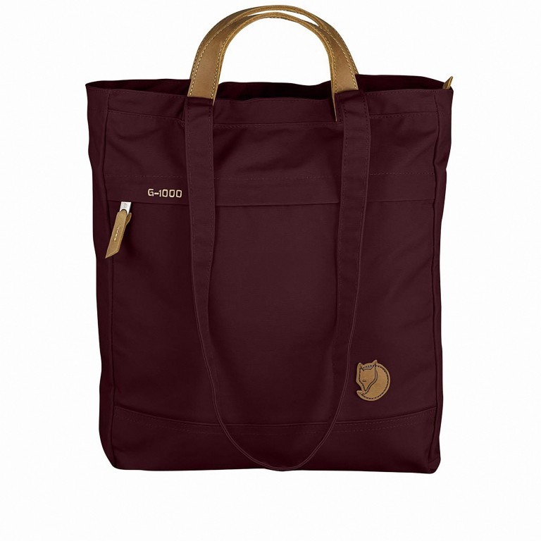 Tasche Totepack No. 1 Dark Garnet, Farbe: rot/weinrot, Marke: Fjällräven, EAN: 7392158993277, Bild 1 von 11