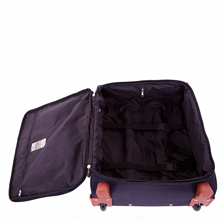 Koffer X-BAG & X-Travel Größe 50 cm Blue, Farbe: blau/petrol, Marke: Brics, Abmessungen in cm: 40x50x20, Bild 5 von 5