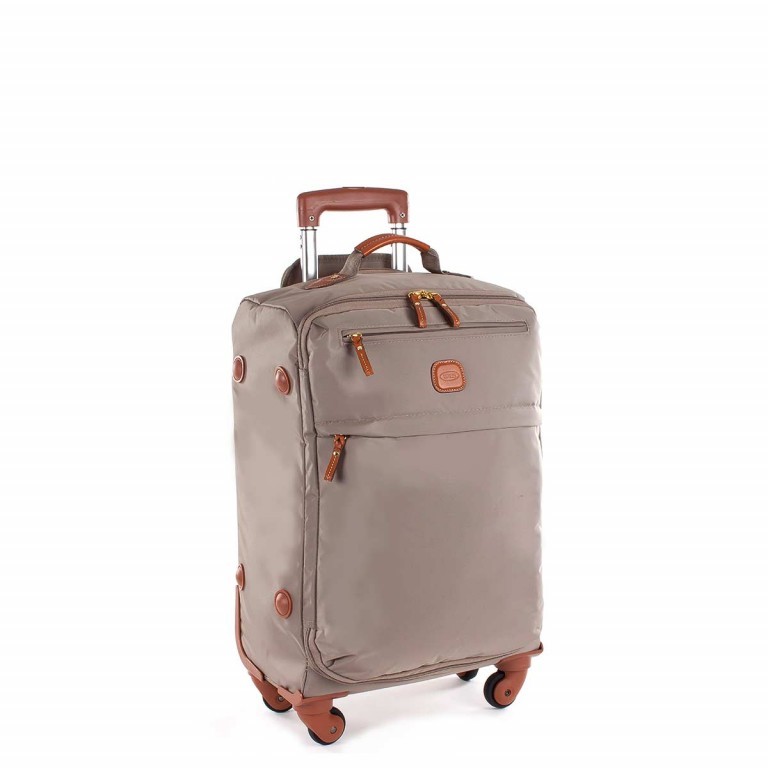 Koffer X-BAG & X-Travel 55 cm Dove Grey, Farbe: taupe/khaki, Marke: Brics, Abmessungen in cm: 36x55x23, Bild 2 von 4