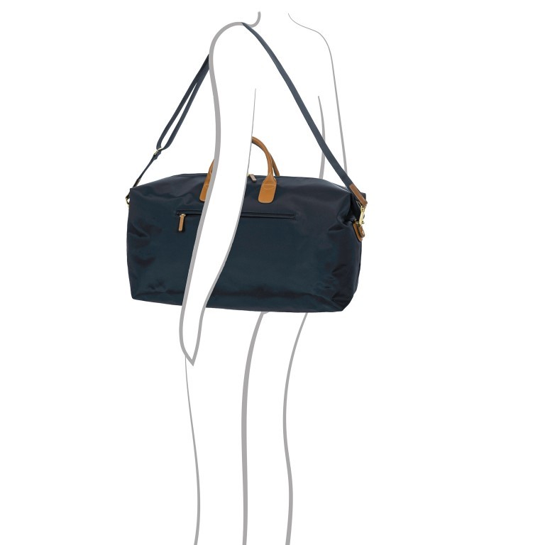 Reisetasche X-BAG & X-Travel 2 in 1 Ocean Blue, Farbe: blau/petrol, Marke: Brics, EAN: 8016623887555, Abmessungen in cm: 55x32x20, Bild 5 von 7