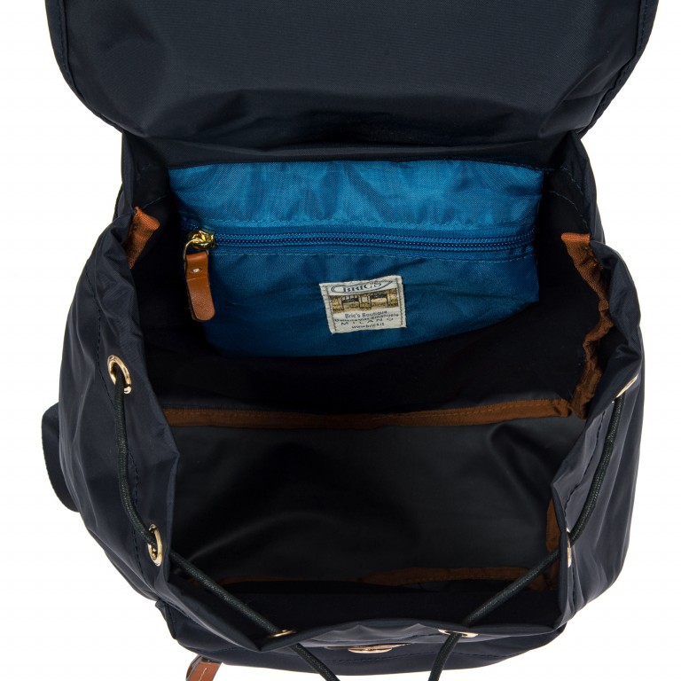 Rucksack X-BAG & X-Travel Ocean Blue, Farbe: blau/petrol, Marke: Brics, EAN: 8016623887647, Abmessungen in cm: 30x34x14, Bild 5 von 7