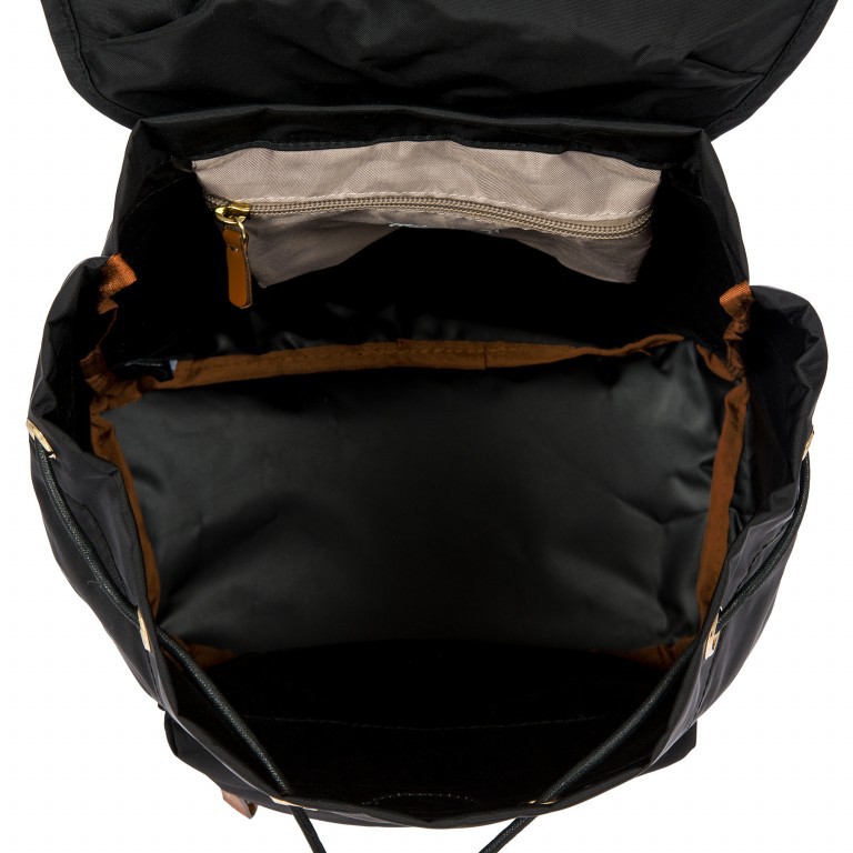 Rucksack X-BAG & X-Travel Black, Farbe: schwarz, Marke: Brics, EAN: 8016623887678, Abmessungen in cm: 30x34x14, Bild 5 von 7