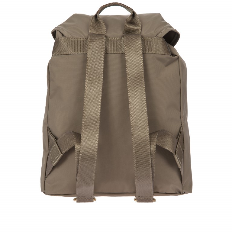 Rucksack X-BAG & X-Travel Dove Gray, Farbe: taupe/khaki, Marke: Brics, EAN: 8016623887685, Abmessungen in cm: 30x34x14, Bild 6 von 7