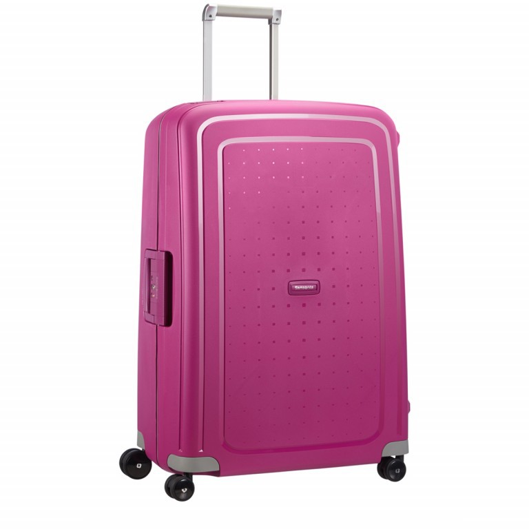 Koffer S´Cure Spinner 75 Fuchsia, Farbe: rosa/pink, Marke: Samsonite, EAN: 5414847590214, Abmessungen in cm: 52x75x31, Bild 1 von 5