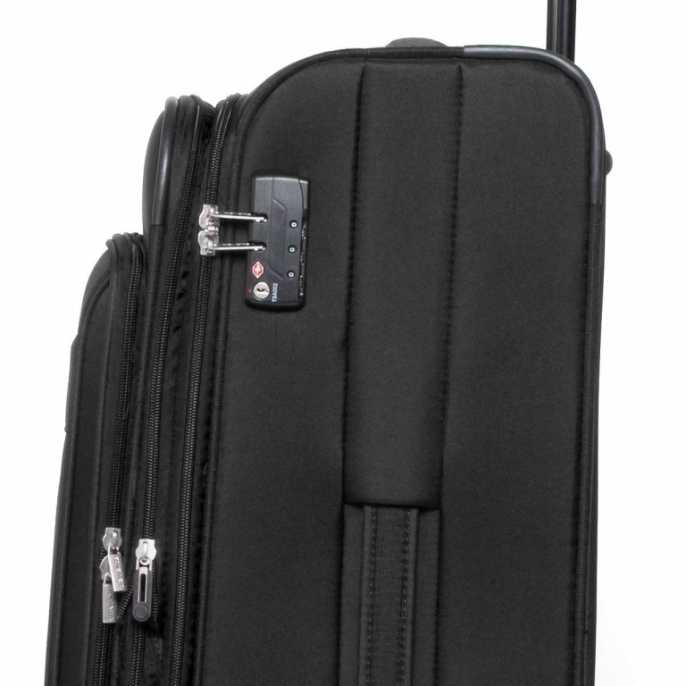 Koffer Madrid Größe 67 cm Schwarz, Farbe: schwarz, Marke: Travelite, Bild 5 von 8