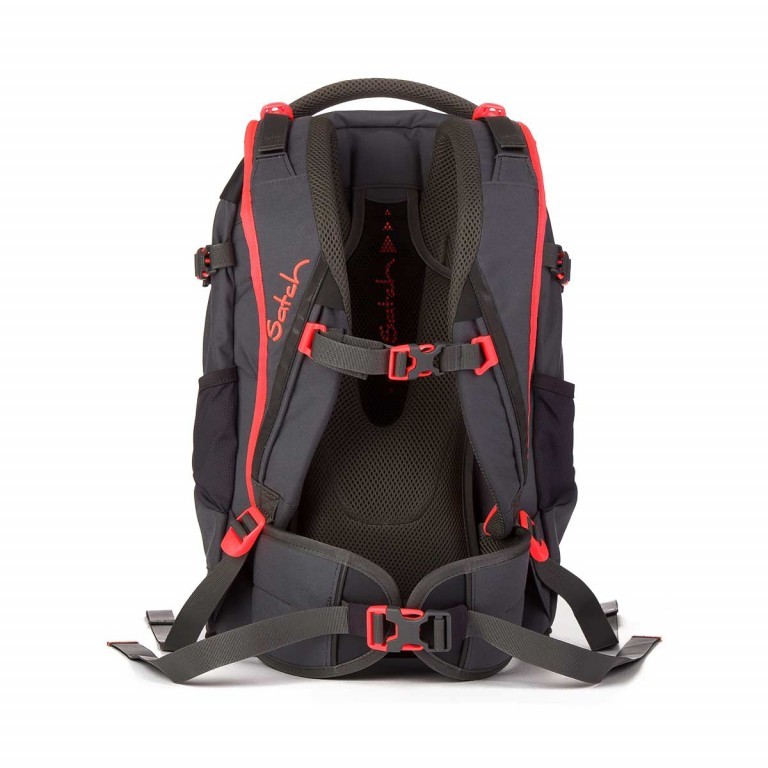 Rucksack Pack Coral Phantom, Farbe: grau, orange, Marke: Satch, EAN: 4057081001514, Abmessungen in cm: 30x45x22, Bild 3 von 13