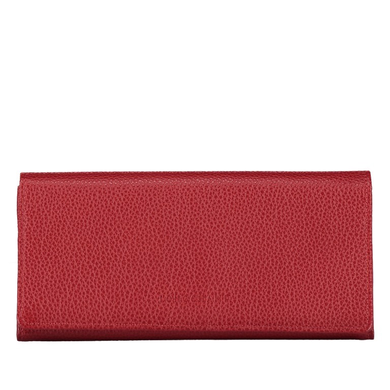 Geldbörse Le Foulonné 021-3044 Rot, Farbe: rot/weinrot, Marke: Longchamp, EAN: 3597921001713, Abmessungen in cm: 19.5x9x2.5, Bild 1 von 1