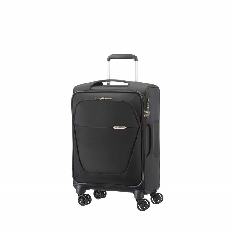 Koffer B-Lite 3 Spinner 55 Black, Farbe: schwarz, Marke: Samsonite, EAN: 5414847608452, Abmessungen in cm: 35x55x25, Bild 1 von 7