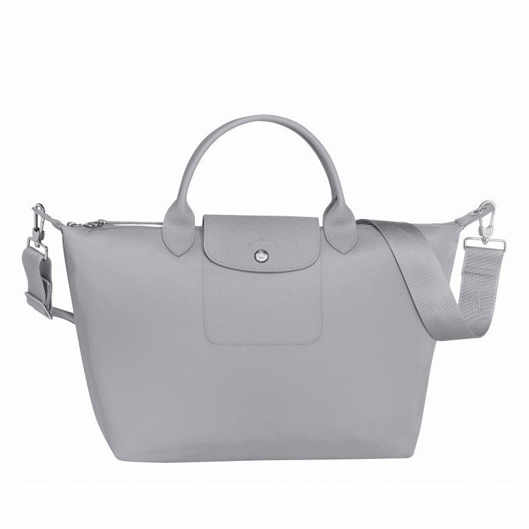 Handtasche Le Pliage Néo Handtasche M Hellgrau, Farbe: grau, Marke: Longchamp, EAN: 3597921827757, Abmessungen in cm: 32x28x17, Bild 1 von 3