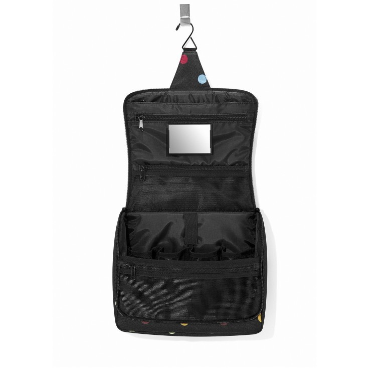 Kulturbeutel Toiletbag XL zum Aufhängen Dots, Farbe: bunt, Marke: Reisenthel, EAN: 4012013576386, Abmessungen in cm: 28x25x10, Bild 2 von 3
