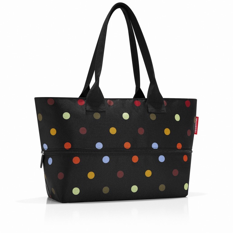 Shopper E1 erweiterbar Dots, Farbe: bunt, Marke: Reisenthel, EAN: 4012013580604, Abmessungen in cm: 50x26.5x15.5, Bild 1 von 3