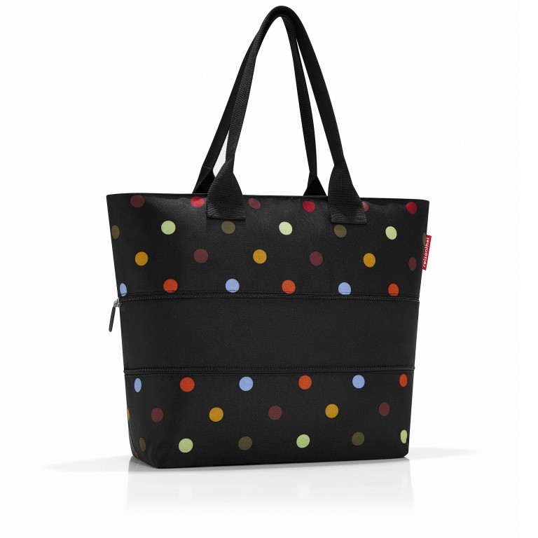 Shopper E1 erweiterbar Dots, Farbe: bunt, Marke: Reisenthel, EAN: 4012013580604, Abmessungen in cm: 50x26.5x15.5, Bild 2 von 3