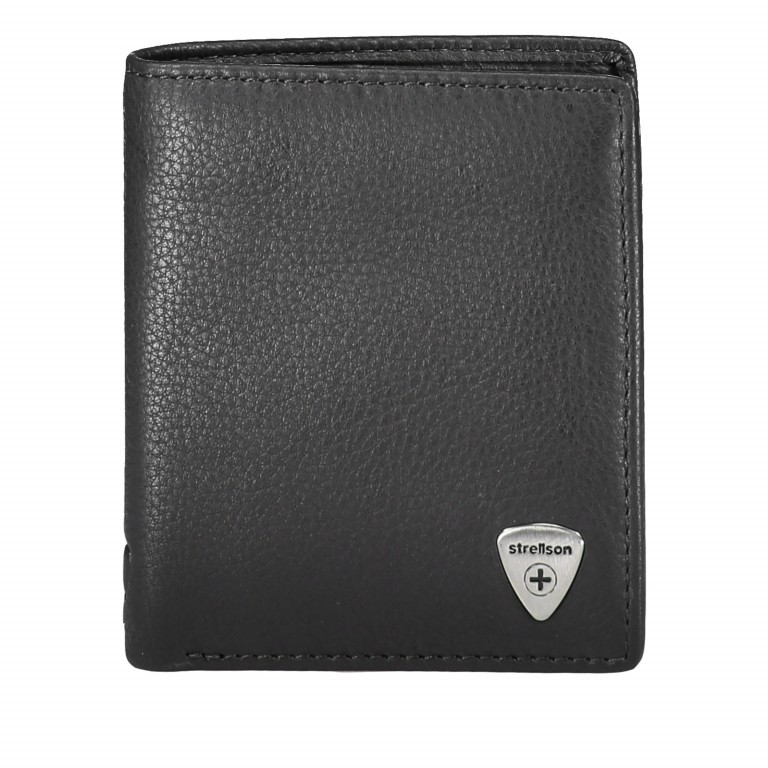 Geldbörse Harrison Billfold Q6 Black, Farbe: schwarz, Marke: Strellson, EAN: 4053533015580, Abmessungen in cm: 9x10.5x2, Bild 1 von 3