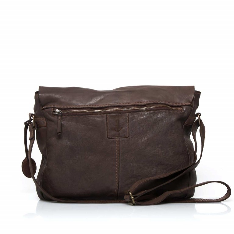 Kuriertasche Cool-Casual Yamal B3.5107 Chocolate Brown, Farbe: braun, Marke: Harbour 2nd, EAN: 4046478021778, Abmessungen in cm: 37x30x9, Bild 4 von 4