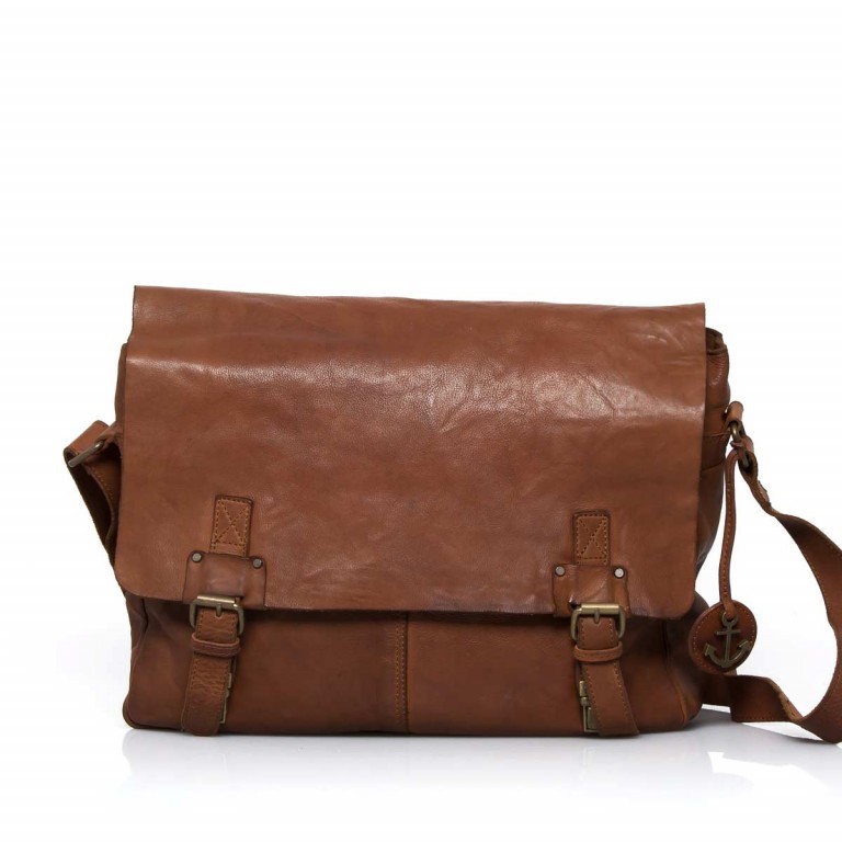 Kuriertasche Cool-Casual Yamal B3.5107 Charming Cognac, Farbe: cognac, Marke: Harbour 2nd, EAN: 4046478021785, Abmessungen in cm: 37x30x9, Bild 1 von 4