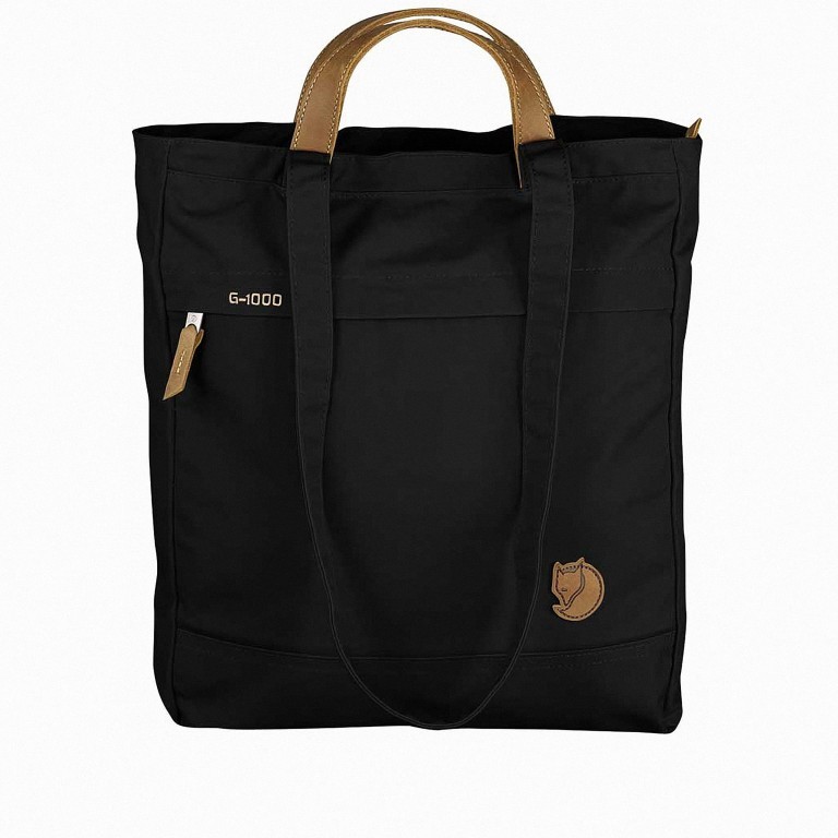 Tasche Totepack No. 1 Black, Farbe: schwarz, Marke: Fjällräven, EAN: 7392158901937, Bild 1 von 11