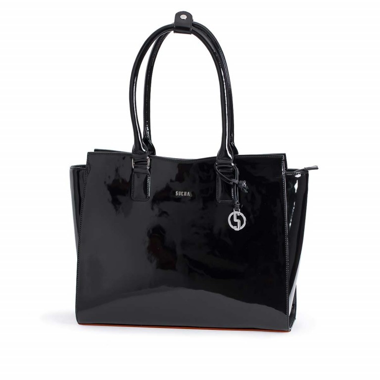 Shopper Black Mirror Schwarz, Farbe: schwarz, Marke: Socha, EAN: 4029276048390, Abmessungen in cm: 48x32.5x14, Bild 1 von 10