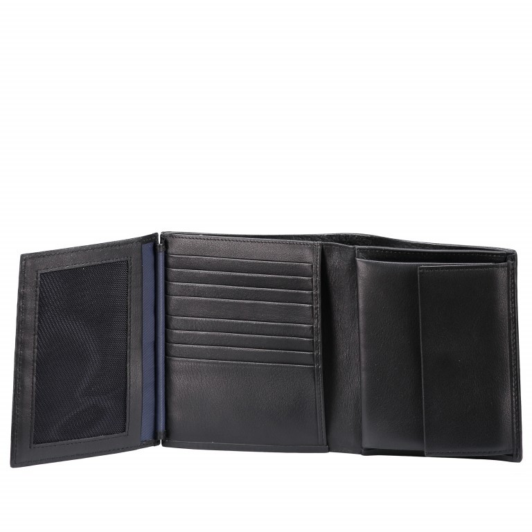 Geldbörse Smooth Midas V16 Black, Farbe: schwarz, Marke: Joop!, EAN: 4053533160563, Abmessungen in cm: 11x12.5x2, Bild 3 von 4