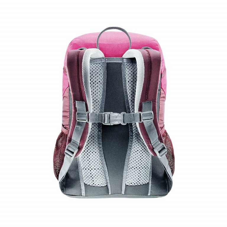 Rucksack Junior Volumen 18 Liter Aubergine Magenta, Farbe: rot/weinrot, Marke: Deuter, Abmessungen in cm: 24x43x19, Bild 2 von 2