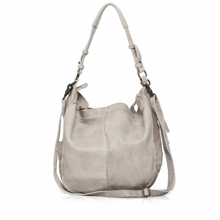 Beuteltasche The Hangout Josephine Silver Cloud, Farbe: grau, metallic, Marke: Aunts & Uncles, Abmessungen in cm: 34x37x8.5, Bild 4 von 4