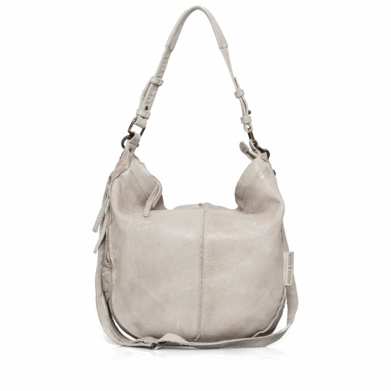 Beuteltasche The Hangout Josephine Silver Cloud, Farbe: grau, metallic, Marke: Aunts & Uncles, Abmessungen in cm: 34x37x8.5, Bild 1 von 4