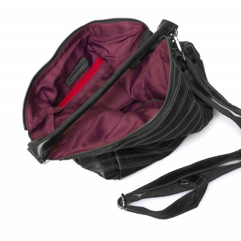 Beutel Gürteltier 97S Schwarz, Farbe: schwarz, Marke: FredsBruder, Abmessungen in cm: 32.5x35x8.5, Bild 4 von 4