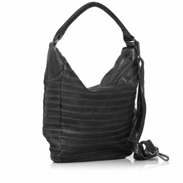 Beutel Gürteltier 97S Schwarz, Farbe: schwarz, Marke: FredsBruder, Abmessungen in cm: 32.5x35x8.5, Bild 2 von 4