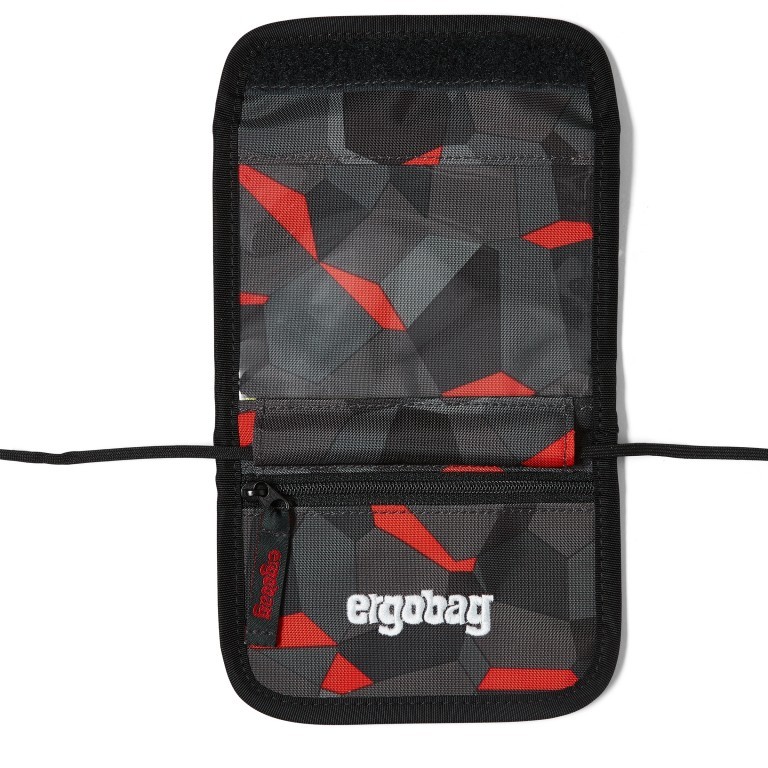 Brustbeutel TaekBärdo, Farbe: schwarz, Marke: Ergobag, EAN: 4057081199457, Abmessungen in cm: 14x10x1, Bild 2 von 3