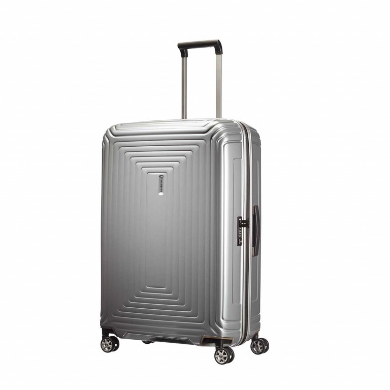 Koffer neopulse Spinner 75 Metallic Silver, Farbe: grau, Marke: Samsonite, Abmessungen in cm: 51x75x28, Bild 3 von 5