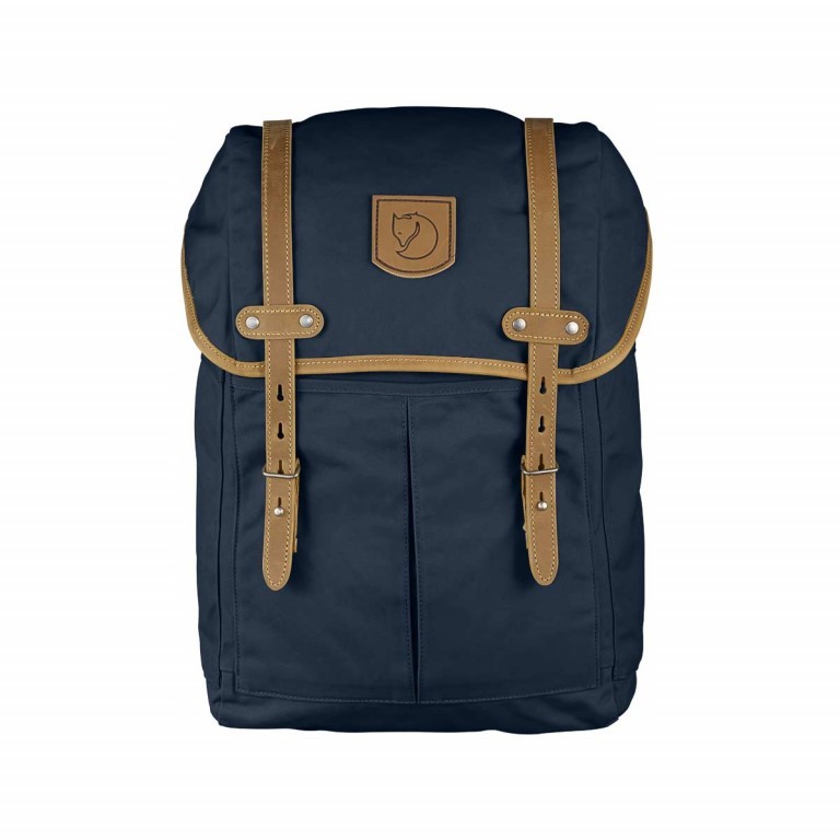 Rucksack No. 21 Medium Volumen 20 Liter Navy, Farbe: blau/petrol, Marke: Fjällräven, Abmessungen in cm: 44x28x13, Bild 1 von 5