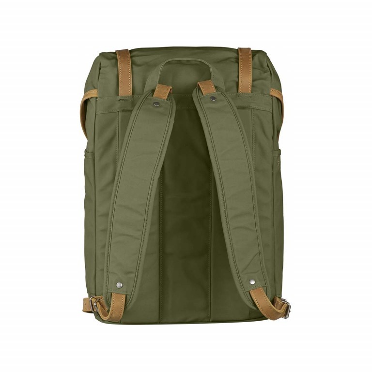 Rucksack No. 21 Medium Volumen 20 Liter Green, Farbe: grün/oliv, Marke: Fjällräven, Abmessungen in cm: 44x28x13, Bild 5 von 5