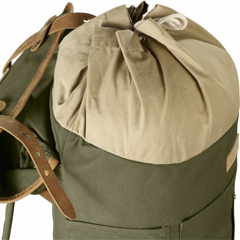 Rucksack No. 21 Medium Volumen 20 Liter Dark Olive, Farbe: grün/oliv, Marke: Fjällräven, EAN: 7323450054359, Abmessungen in cm: 44x28x13, Bild 4 von 5