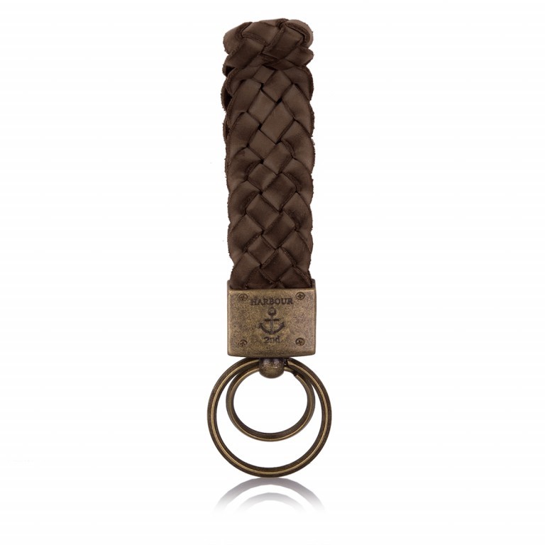 Schlüsselanhänger Soft-Weaving Hermine B3.0974 Chocolate Brown, Farbe: braun, Marke: Harbour 2nd, Abmessungen in cm: 17x3x0, Bild 2 von 2