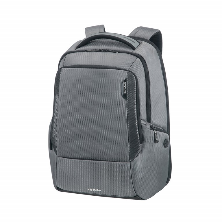 Rucksack Cityscape Laptop Backpack 15.6 Zoll mit RFID-Schutzhülle Steel Grey, Farbe: grau, Marke: Samsonite, Abmessungen in cm: 34x46x23, Bild 1 von 6