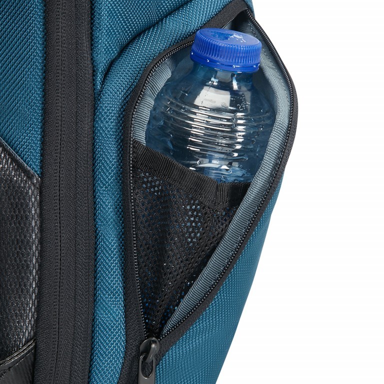 Rucksack Cityscape Laptop Backpack 17.3 Zoll mit RFID-Schutzhülle Petrol Blue, Farbe: blau/petrol, Marke: Samsonite, Abmessungen in cm: 36.5x49x25, Bild 5 von 6