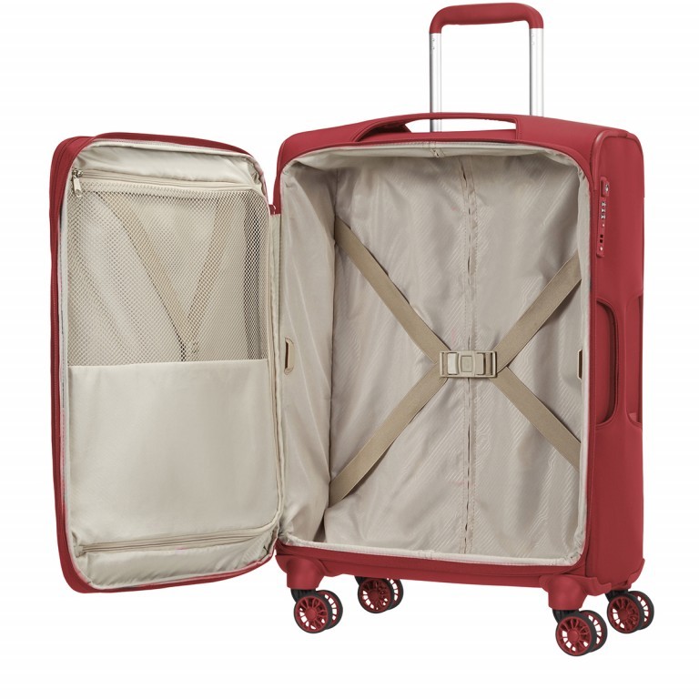 Koffer B-Lite 3 Spinner 71 erweiterbar Red, Farbe: rot/weinrot, Marke: Samsonite, Abmessungen in cm: 46x29x71, Bild 4 von 7