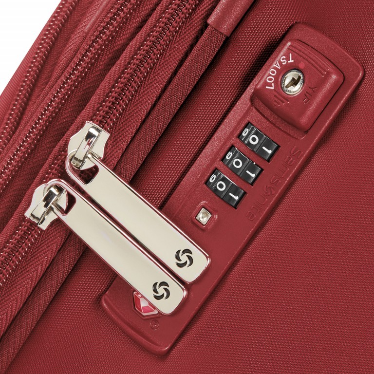 Koffer B-Lite 3 Spinner 55 Red, Farbe: rot/weinrot, Marke: Samsonite, Abmessungen in cm: 55x40x20, Bild 3 von 8