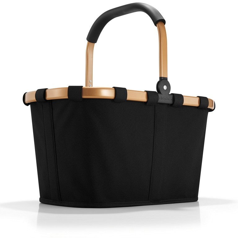 Einkaufskorb Carrybag Gold Black, Farbe: metallic, Marke: Reisenthel, Abmessungen in cm: 48x29x28, Bild 1 von 6