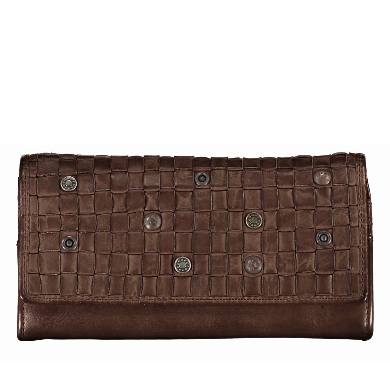 Geldbörse Soft-Weaving Adriane B3.9857 Chocolate Brown, Farbe: braun, Marke: Harbour 2nd, EAN: 4046478019171, Abmessungen in cm: 18x10x3.5, Bild 1 von 4