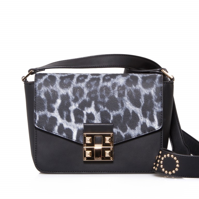 Schultertasche Macula Sifno SIF-A66071E0043 Black Nero, Farbe: schwarz, Marke: Liu Jo, Abmessungen in cm: 22x18x10.5, Bild 1 von 4