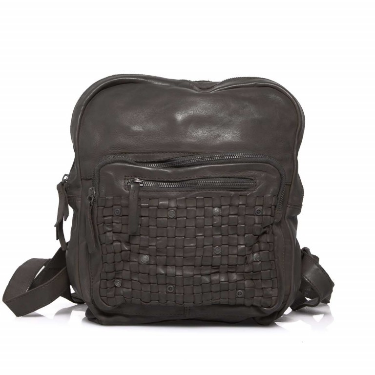 Rucksack Soft-Weaving Lone B3.5644 Dark Ash, Farbe: anthrazit, Marke: Harbour 2nd, Abmessungen in cm: 26x31.5x5, Bild 1 von 5