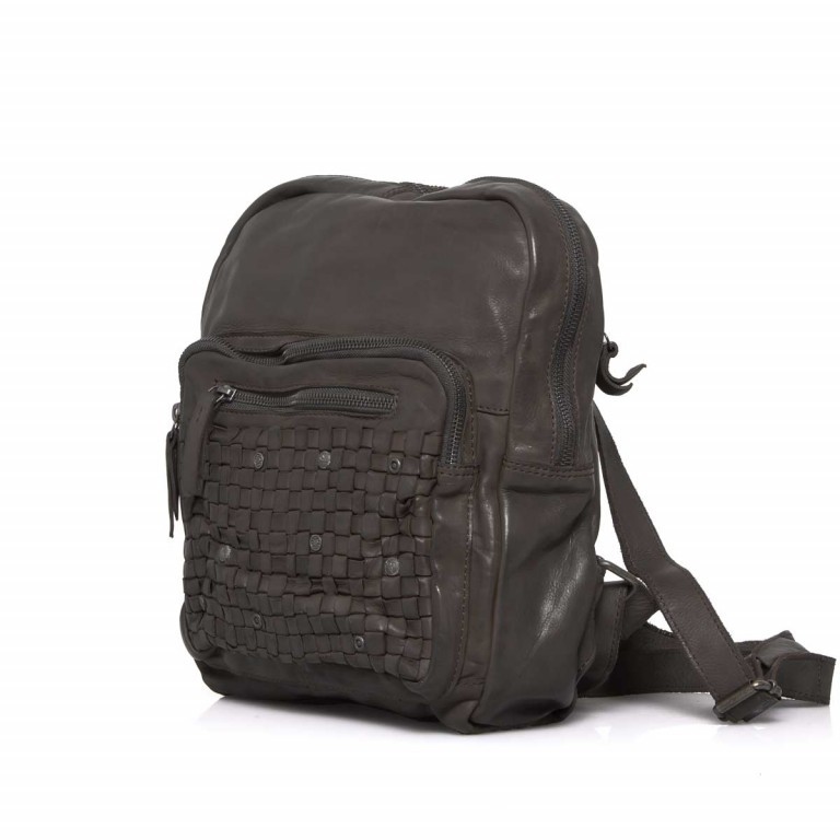 Rucksack Soft-Weaving Lone B3.5644 Dark Ash, Farbe: anthrazit, Marke: Harbour 2nd, Abmessungen in cm: 26x31.5x5, Bild 2 von 5