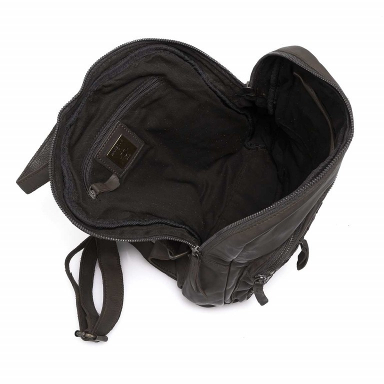 Rucksack Soft-Weaving Lone B3.5644 Dark Ash, Farbe: anthrazit, Marke: Harbour 2nd, Abmessungen in cm: 26x31.5x5, Bild 3 von 5