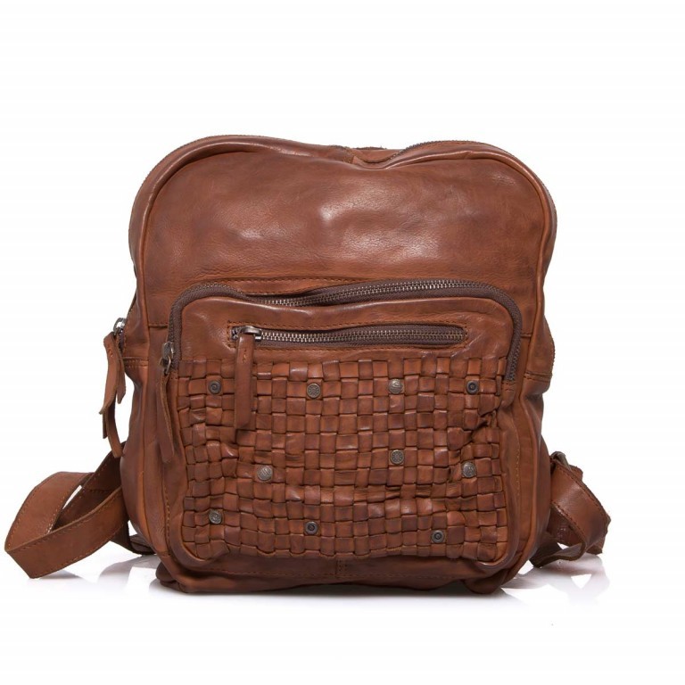 Rucksack Soft-Weaving Lone B3.5644 Charming Cognac, Farbe: cognac, Marke: Harbour 2nd, Abmessungen in cm: 26x31.5x5, Bild 1 von 5