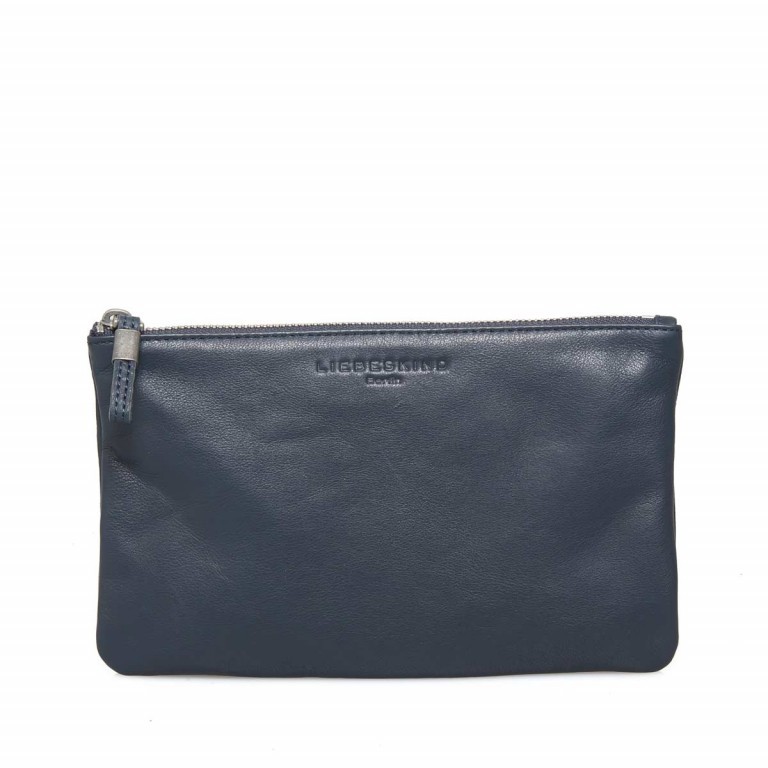 Kosmetiktasche Vintage Jenny Dark Blue, Farbe: blau/petrol, Marke: Liebeskind Berlin, EAN: 4051436837636, Abmessungen in cm: 23x14x1.5, Bild 1 von 4