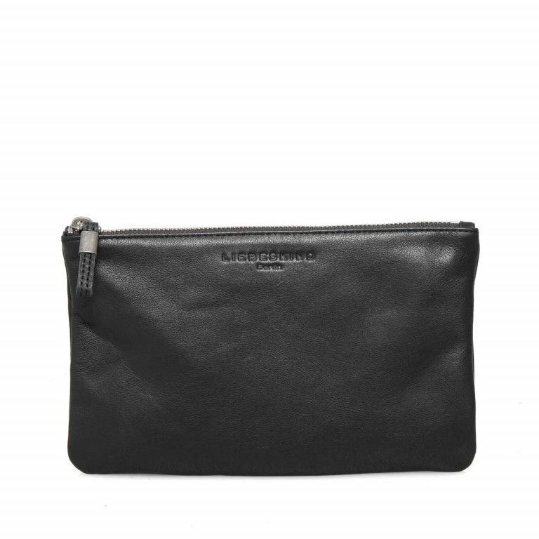 Kosmetiktasche Vintage Jenny Black, Farbe: schwarz, Marke: Liebeskind Berlin, EAN: 4051436837605, Abmessungen in cm: 23x14x1.5, Bild 1 von 4